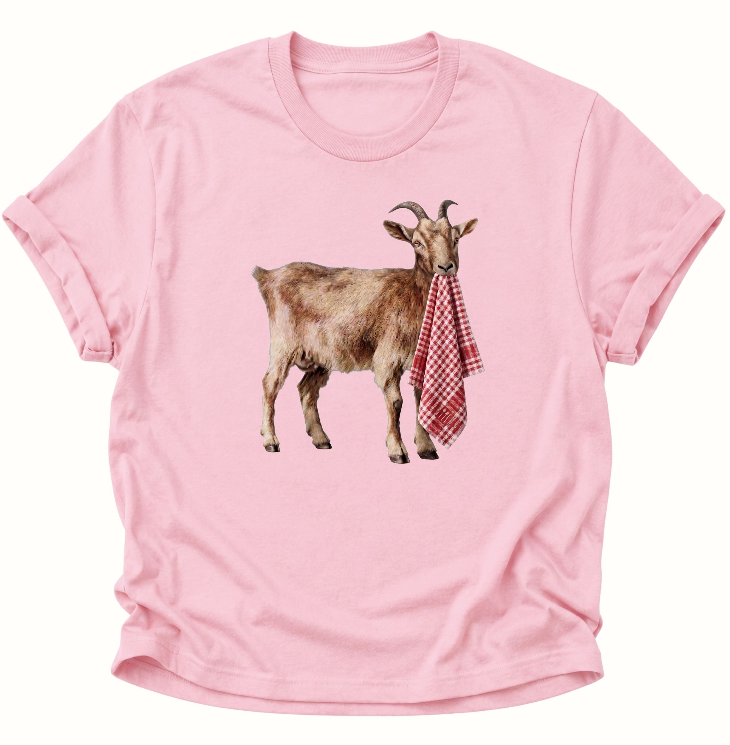 Ziege frist Handtuch Unisex T-Shirt