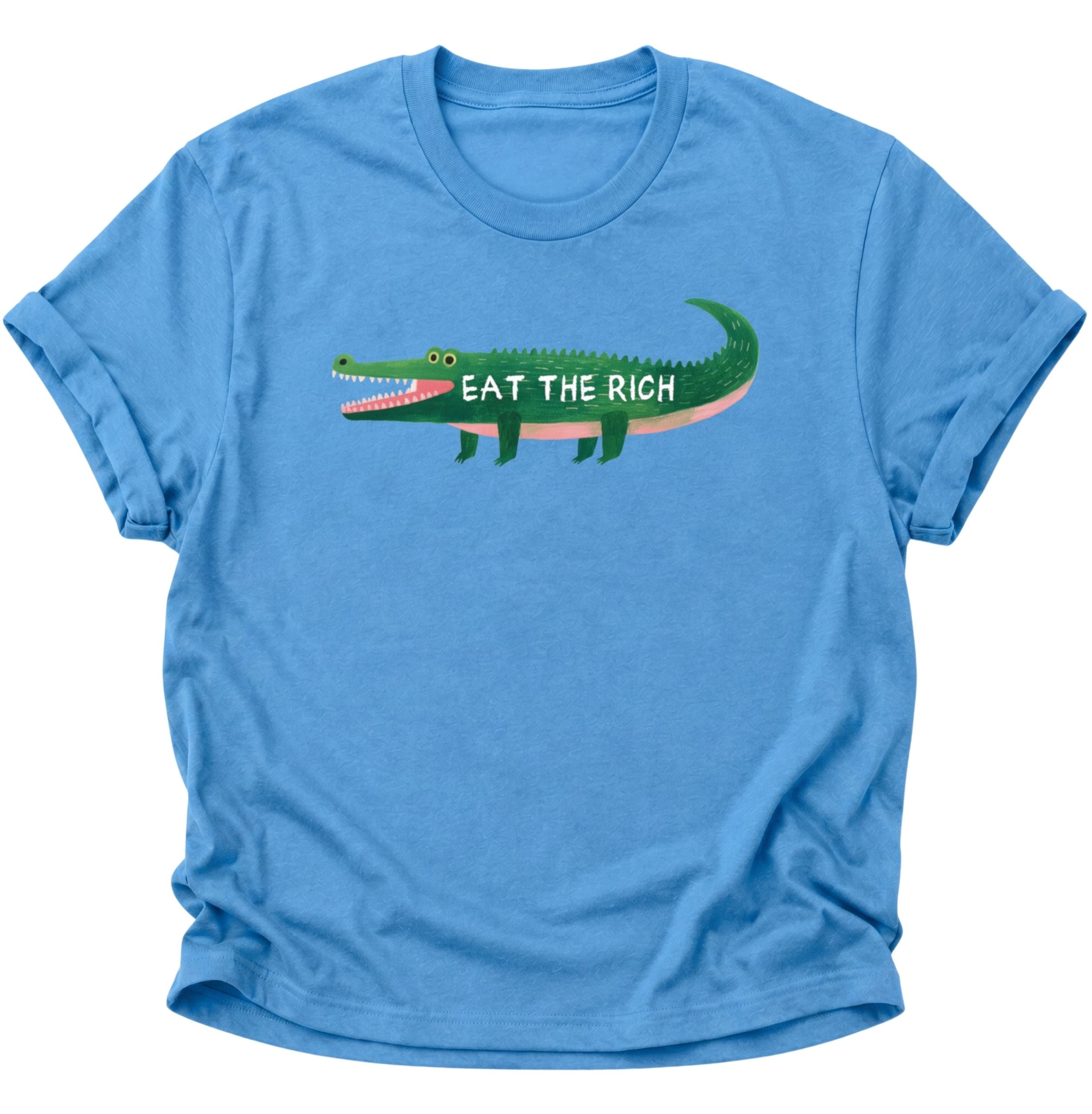 Eat the Rich Crocodile Unisex T-Shirt