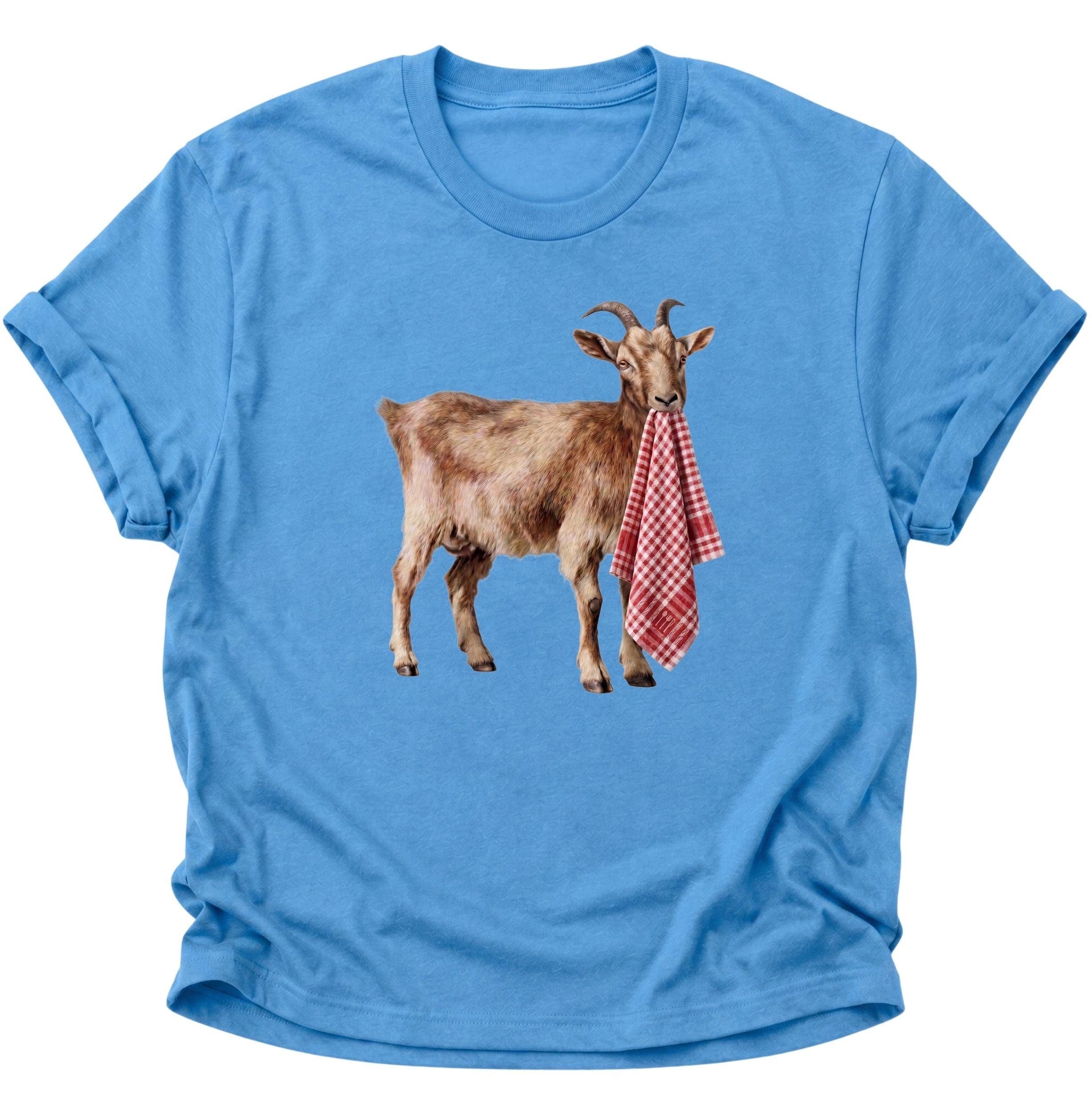 Ziege frist Handtuch Unisex T-Shirt