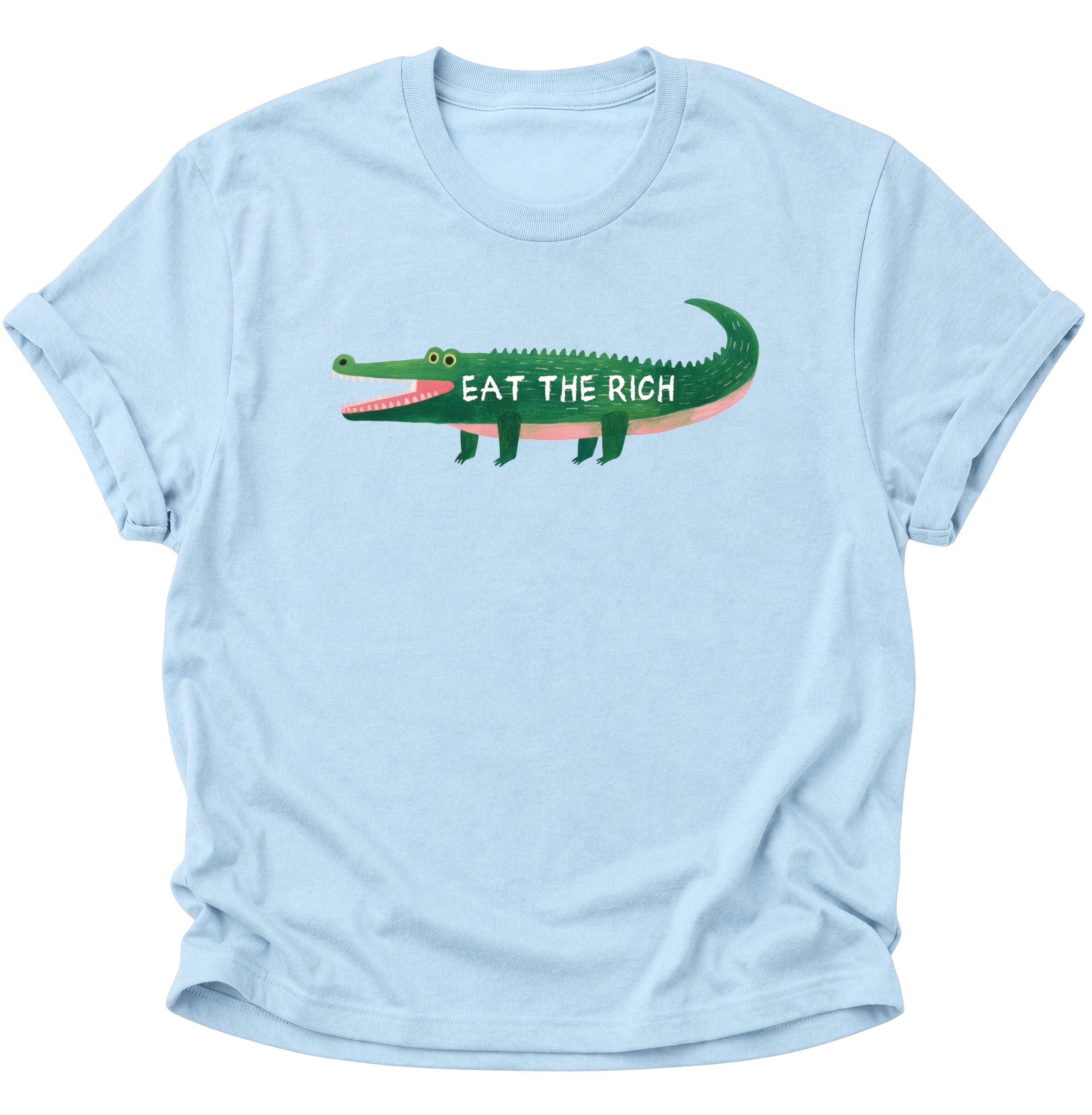 Eat the Rich Crocodile Unisex T-Shirt
