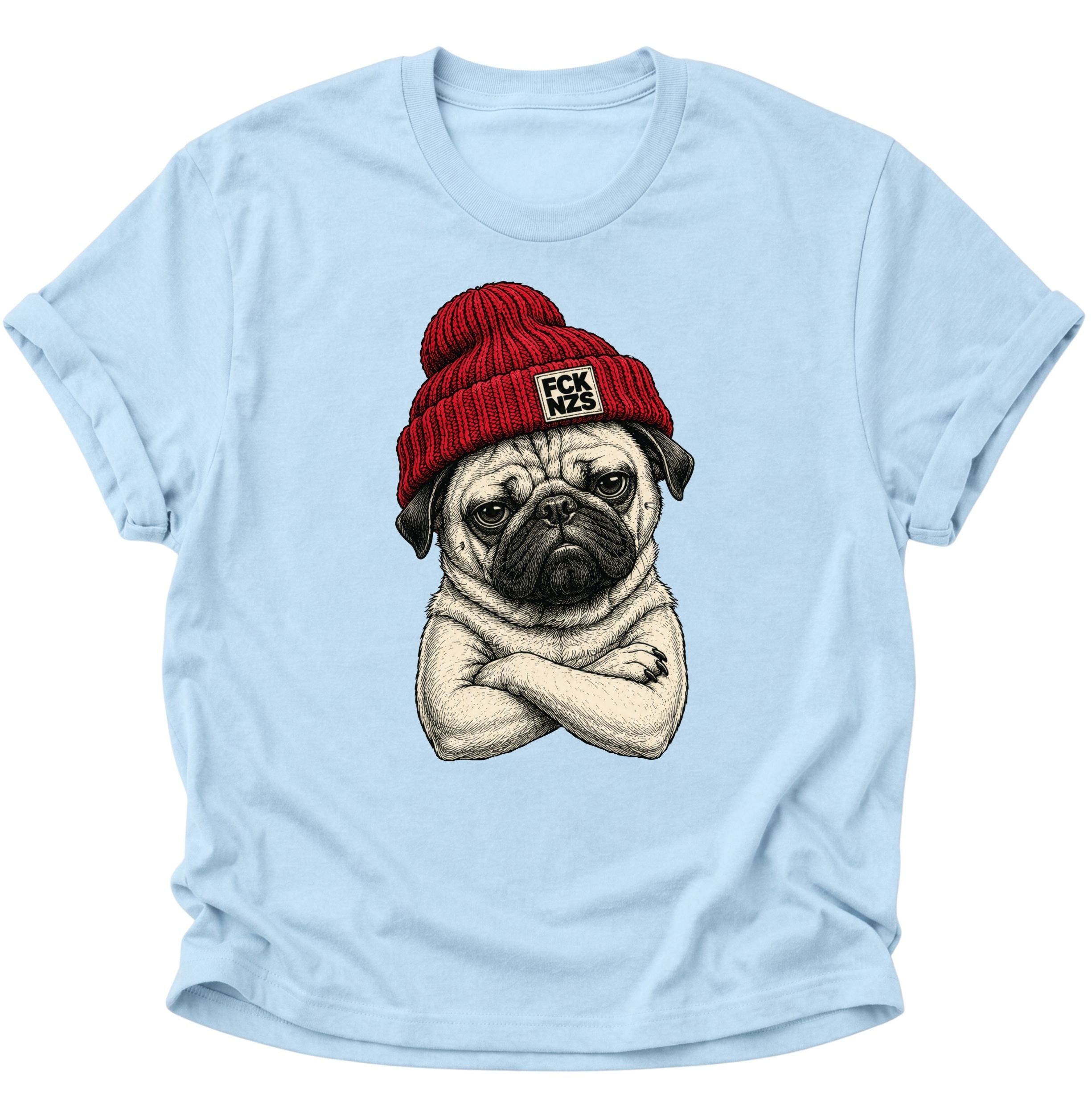 FCK NZS Pug Unisex T-Shirt