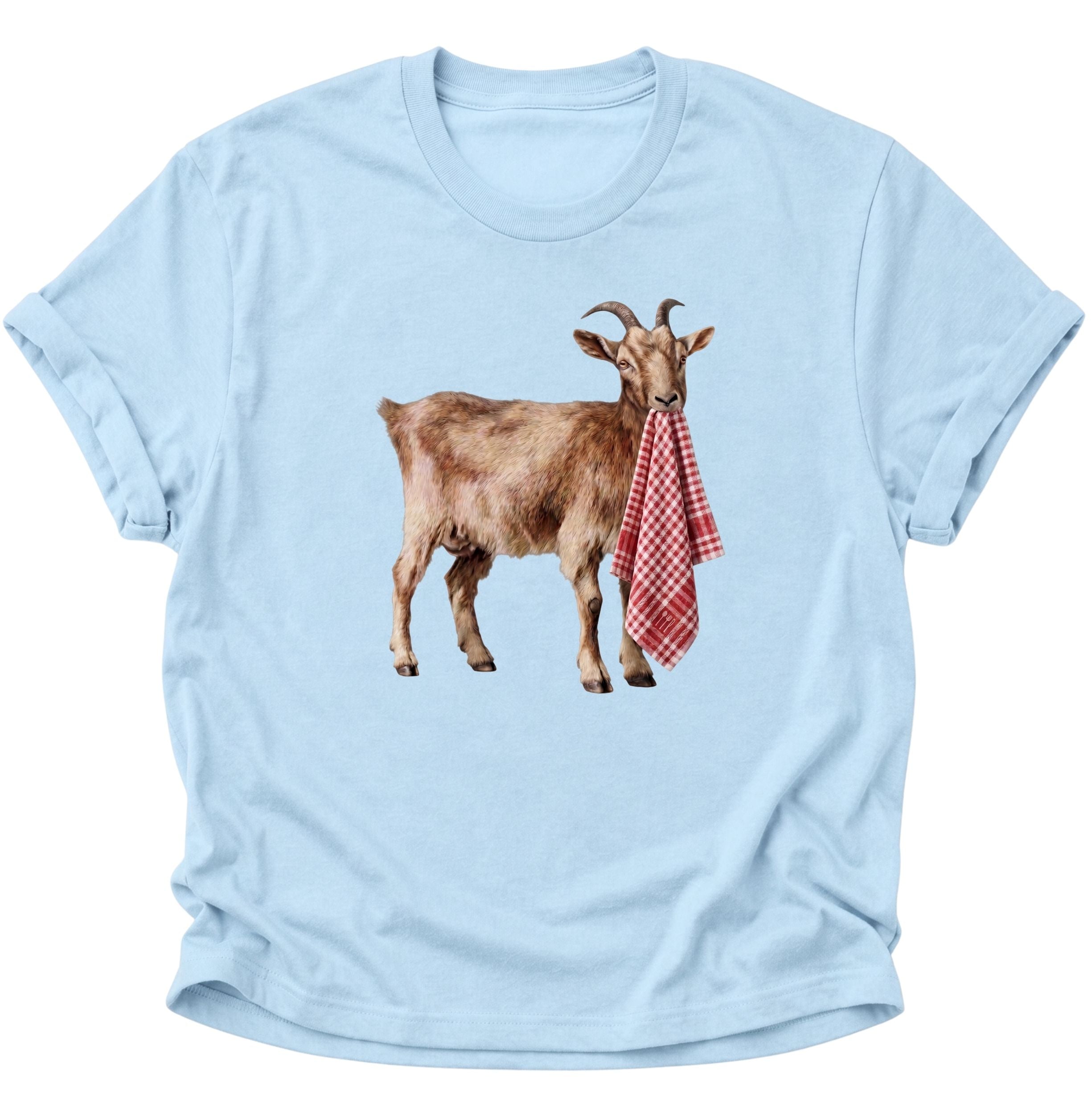 Ziege frist Handtuch Unisex T-Shirt