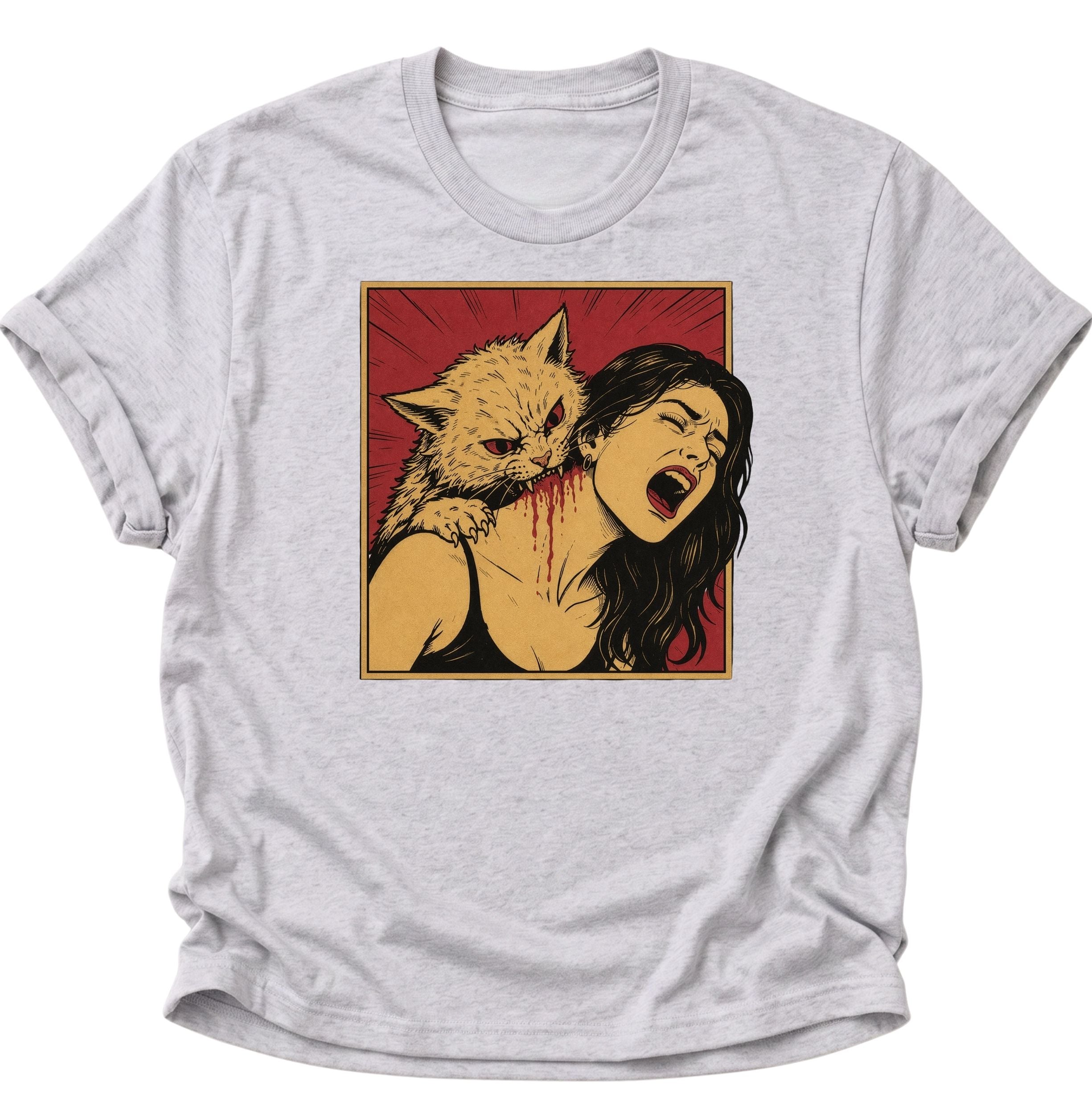 Vampier Katze Unisex T-Shirt