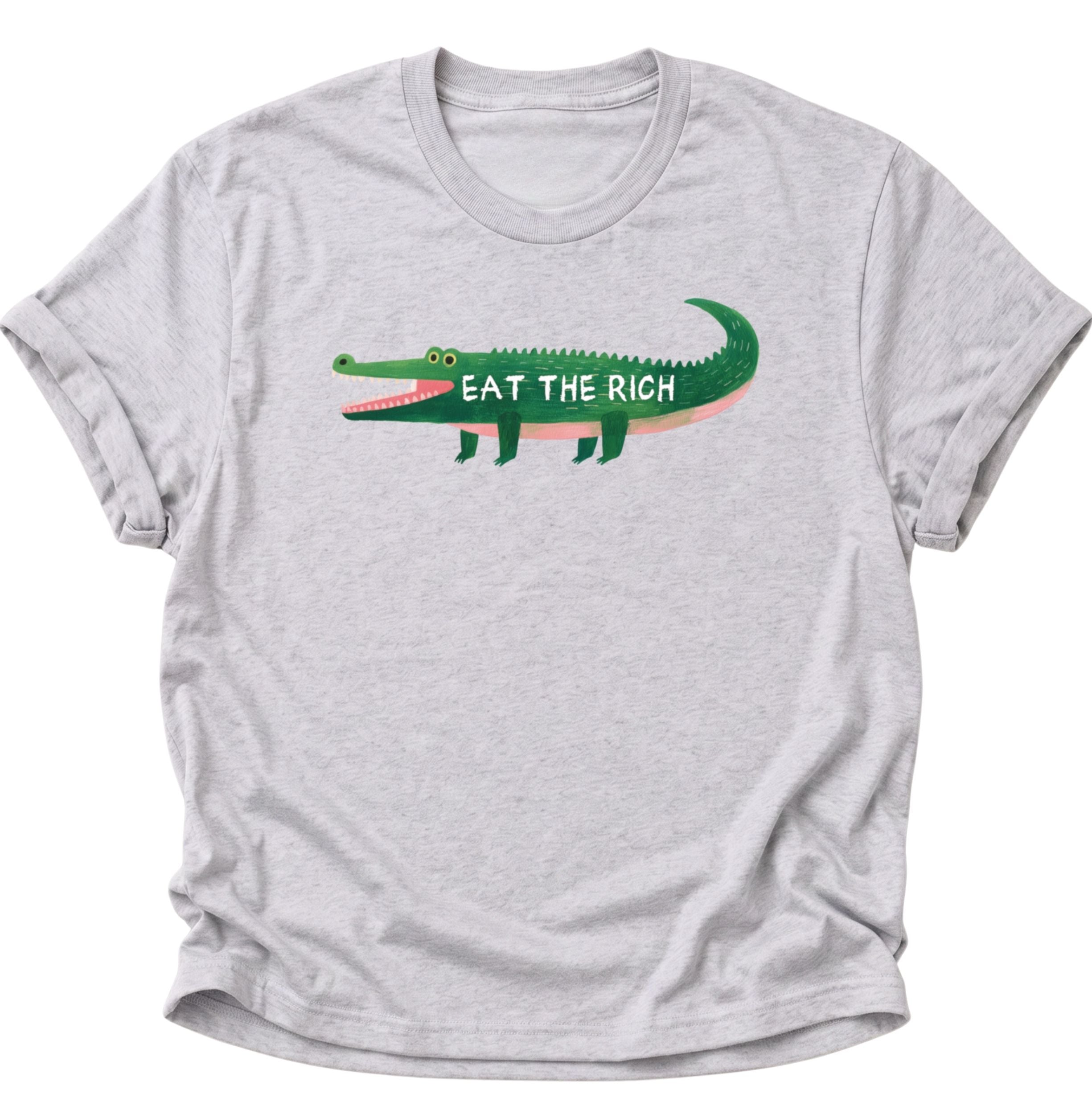 Eat the Rich Crocodile Unisex T-Shirt