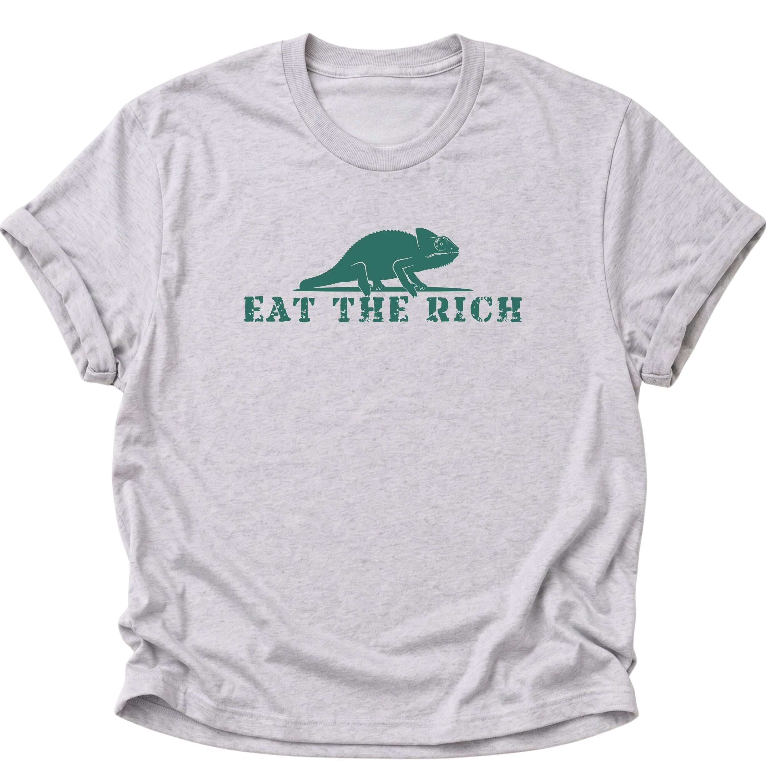 Eat the Rich Chameleon Unisex T-Shirt