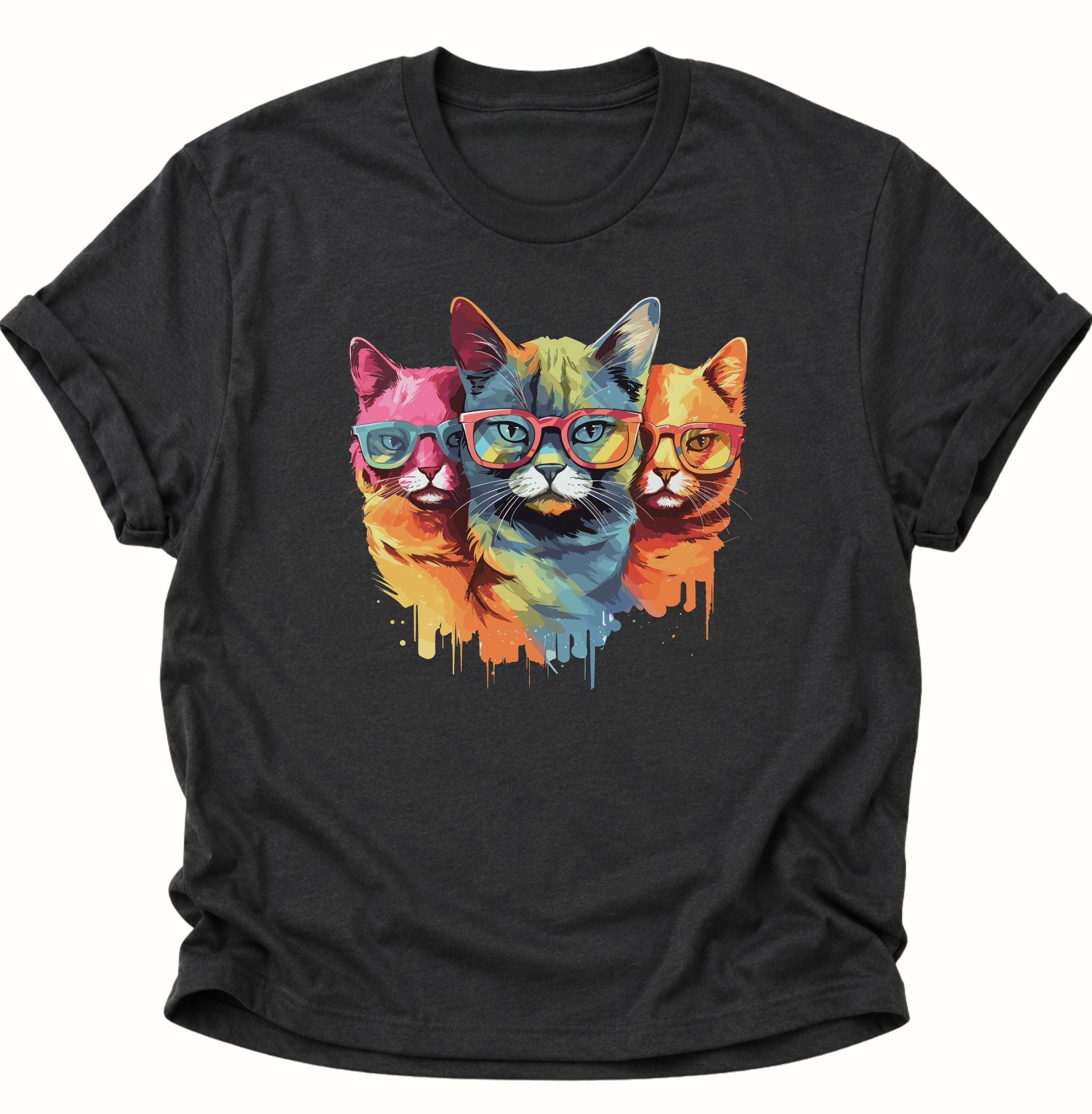 Three Cats Unisex T-Shirt