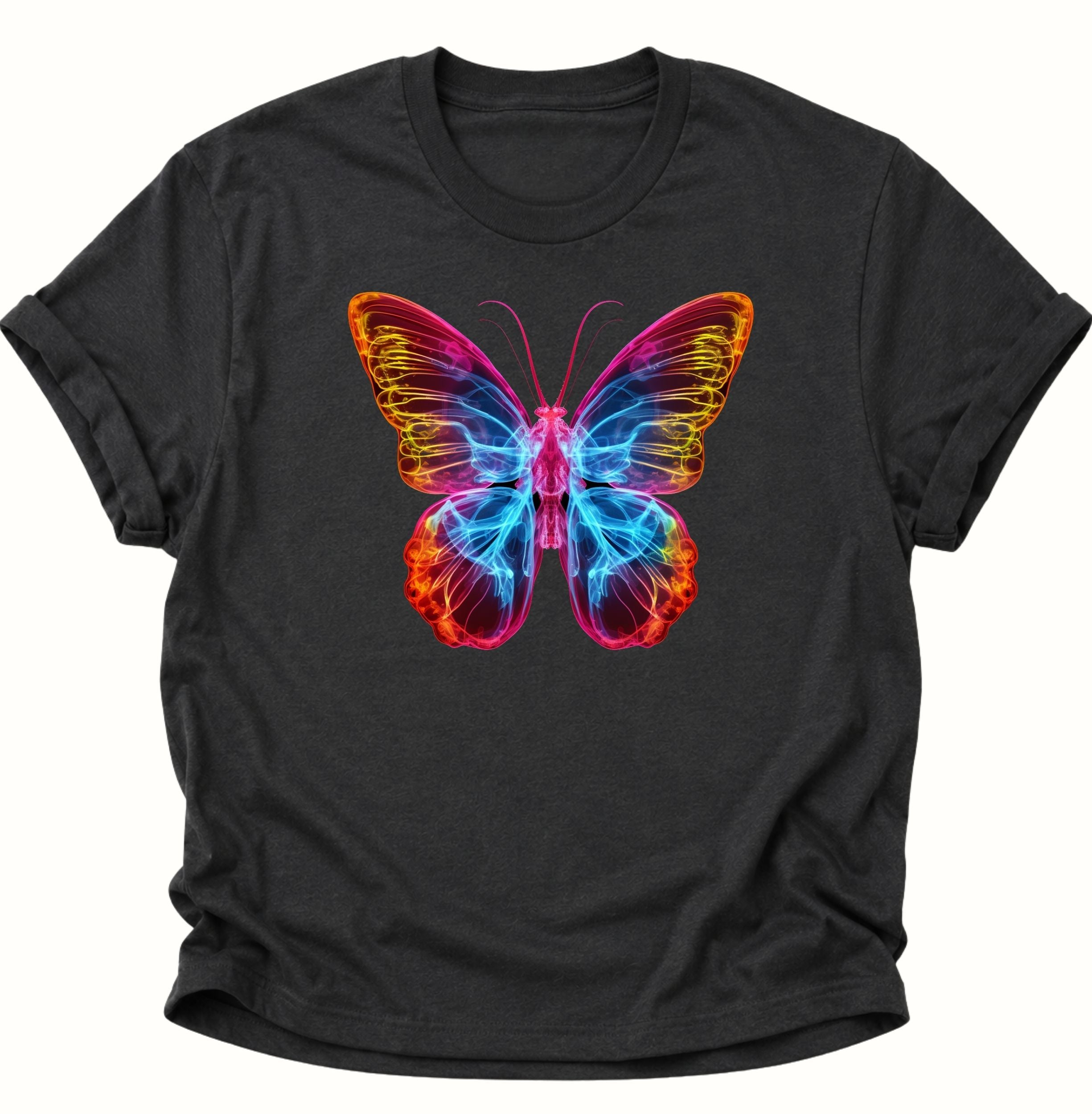 Butterfly Neon Unisex T-Shirt