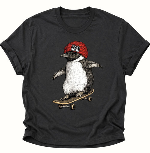 Anti Nazi Skater Pinguin Unisex T-Shirt