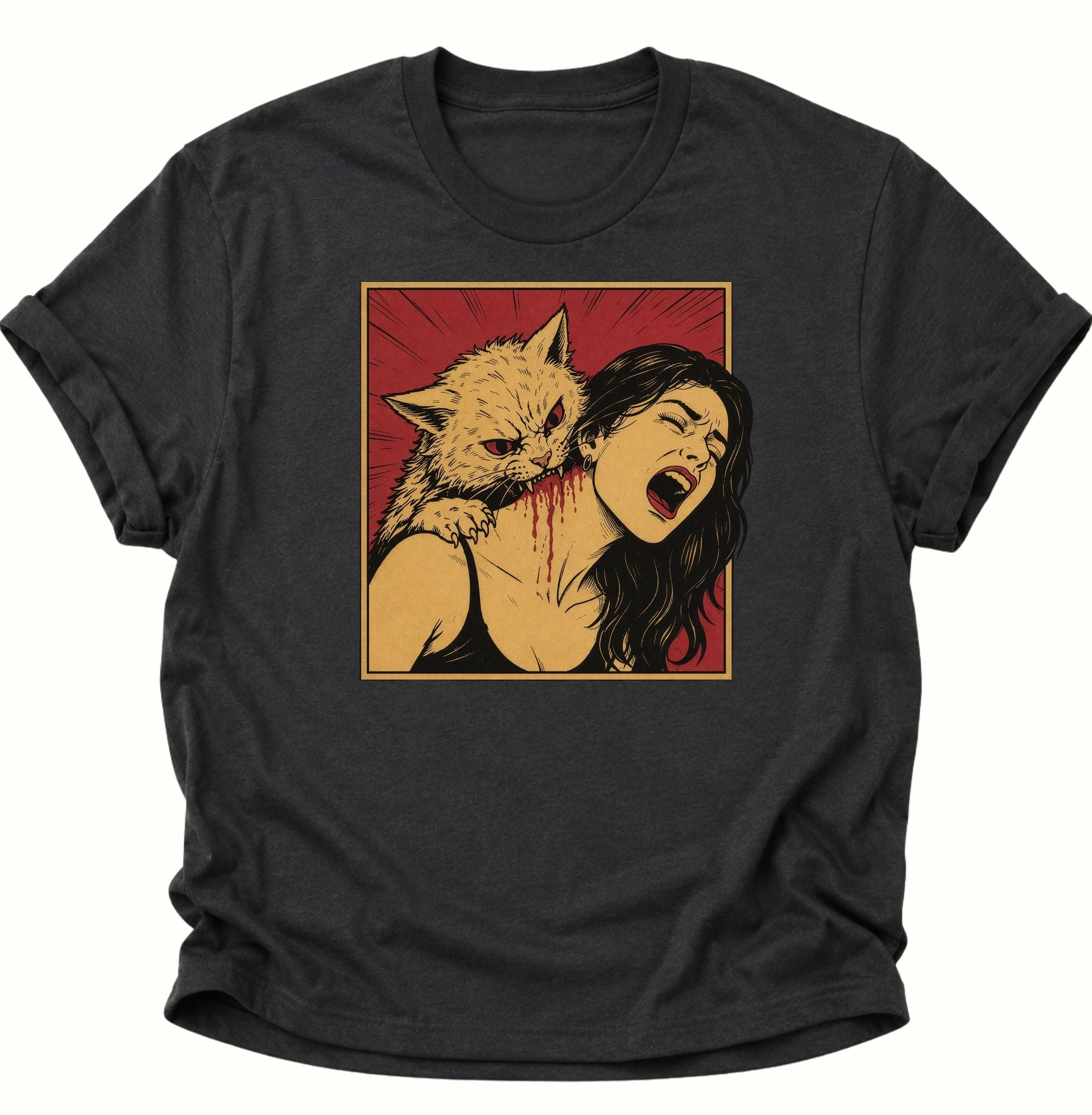 Vampier Katze Unisex T-Shirt