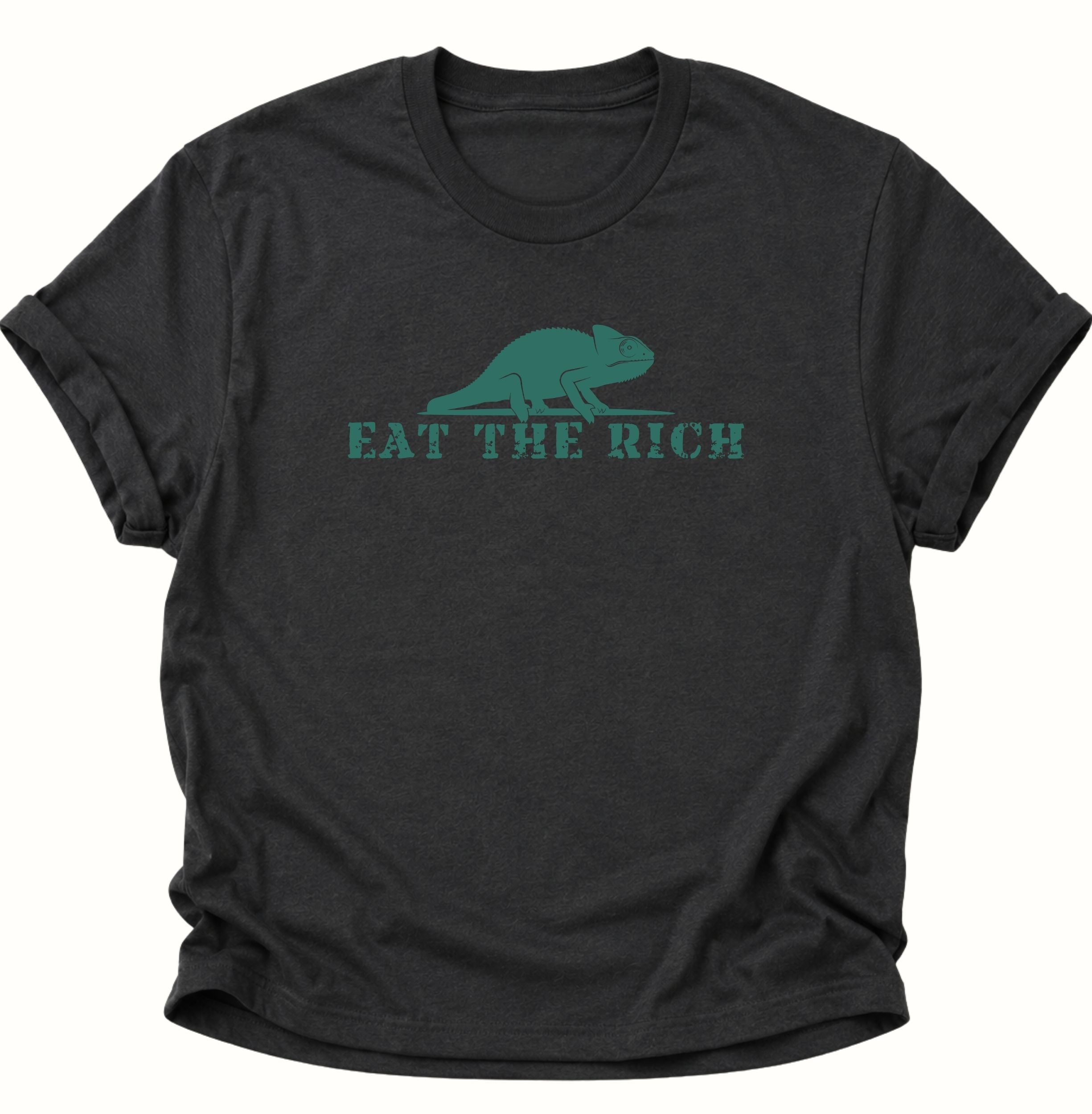 Eat the Rich Chameleon Unisex T-Shirt