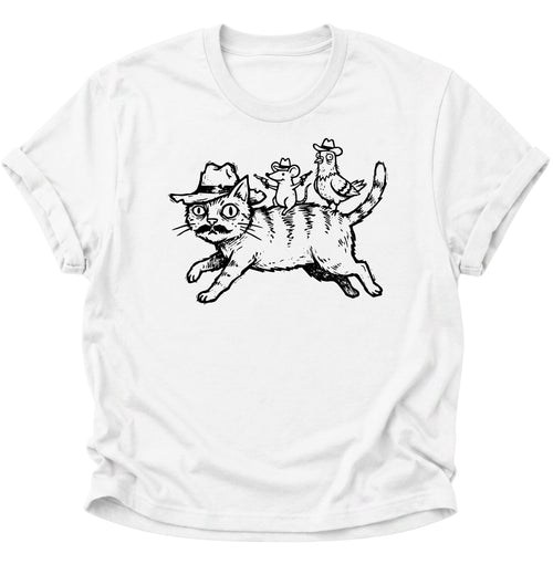 Crazy Katzen Gang Unisex T-Shirt