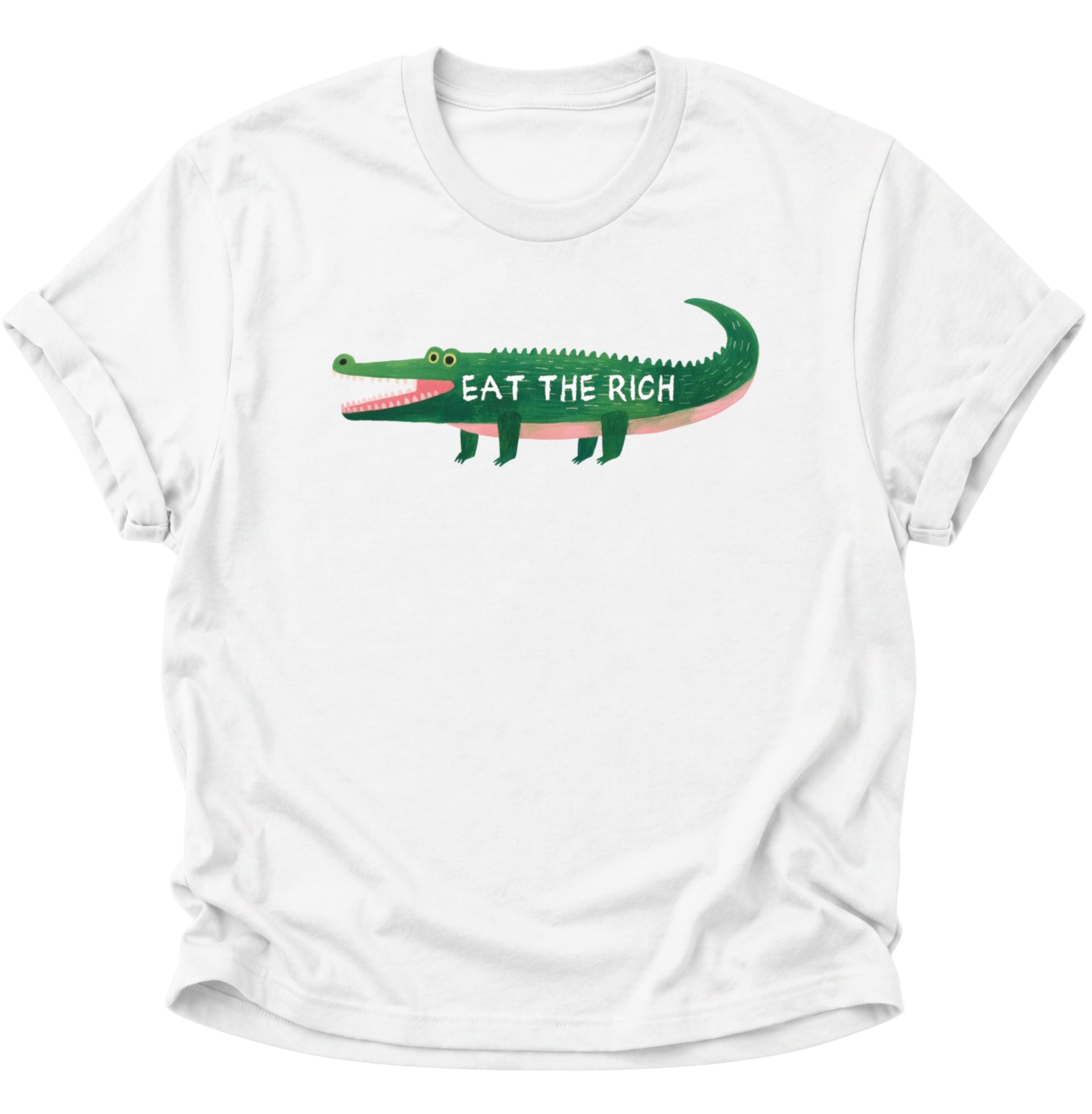 Eat the Rich Crocodile Unisex T-Shirt