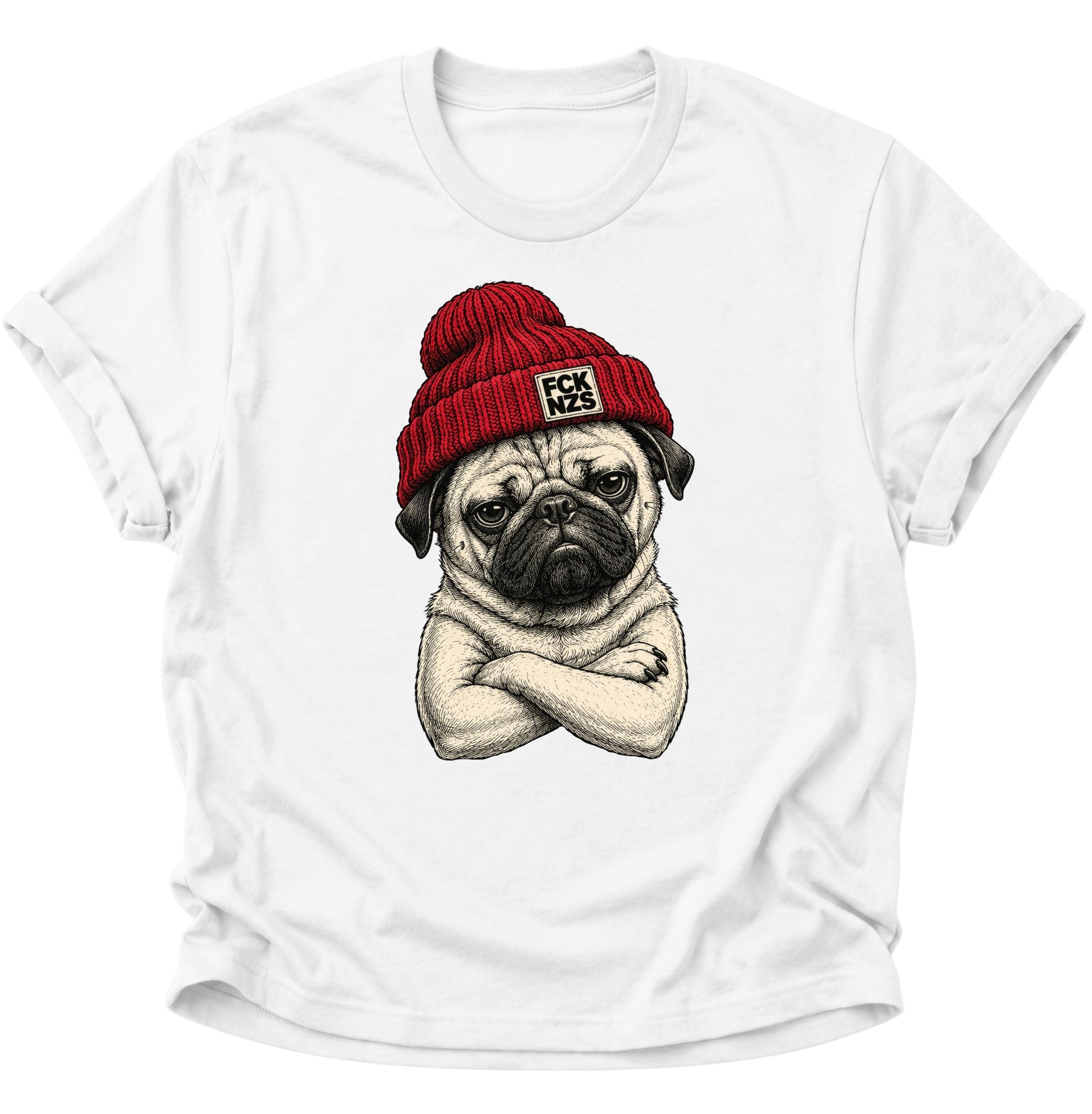 FCK NZS Pug Unisex T-Shirt