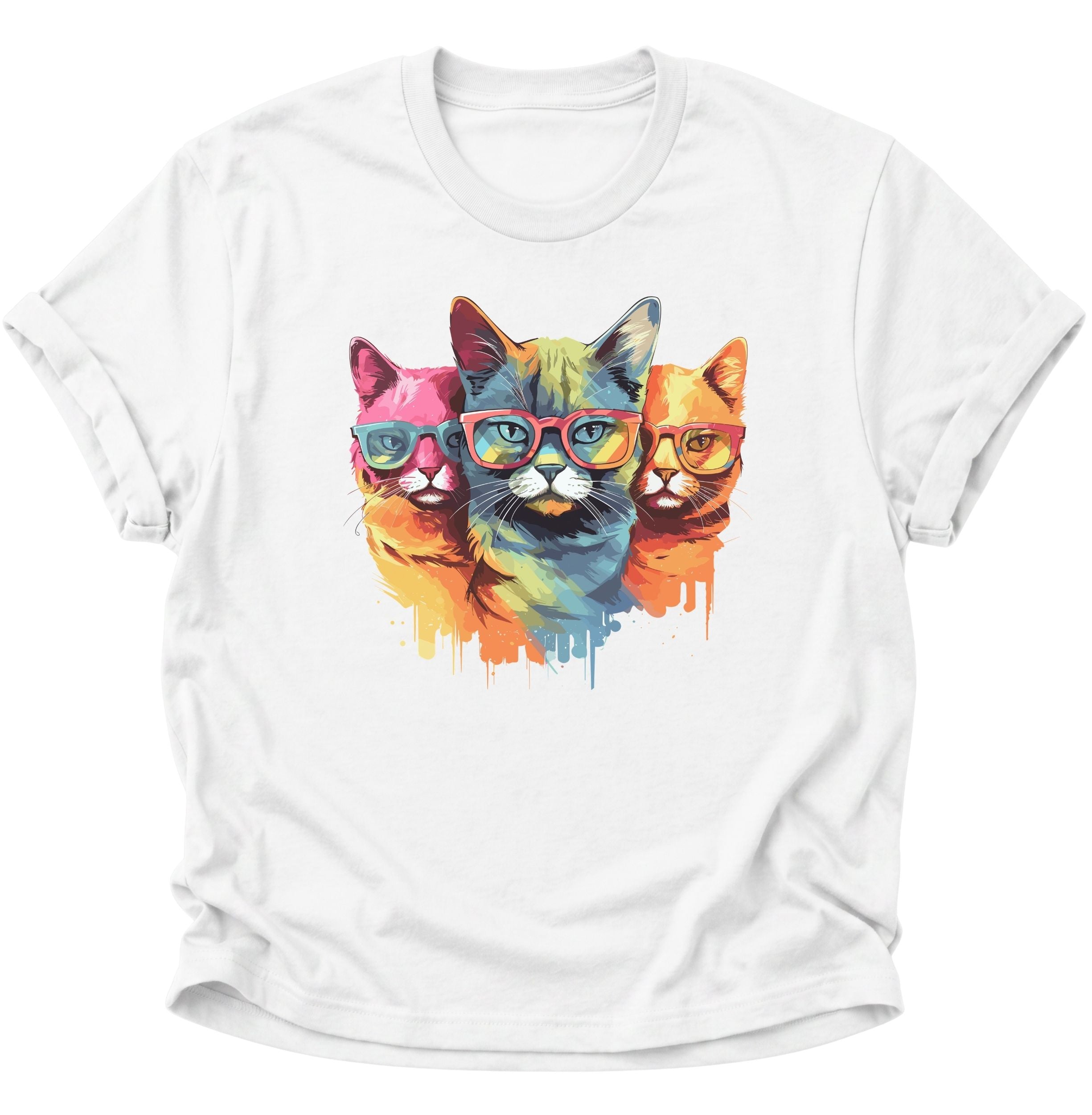 Three Cats Unisex T-Shirt