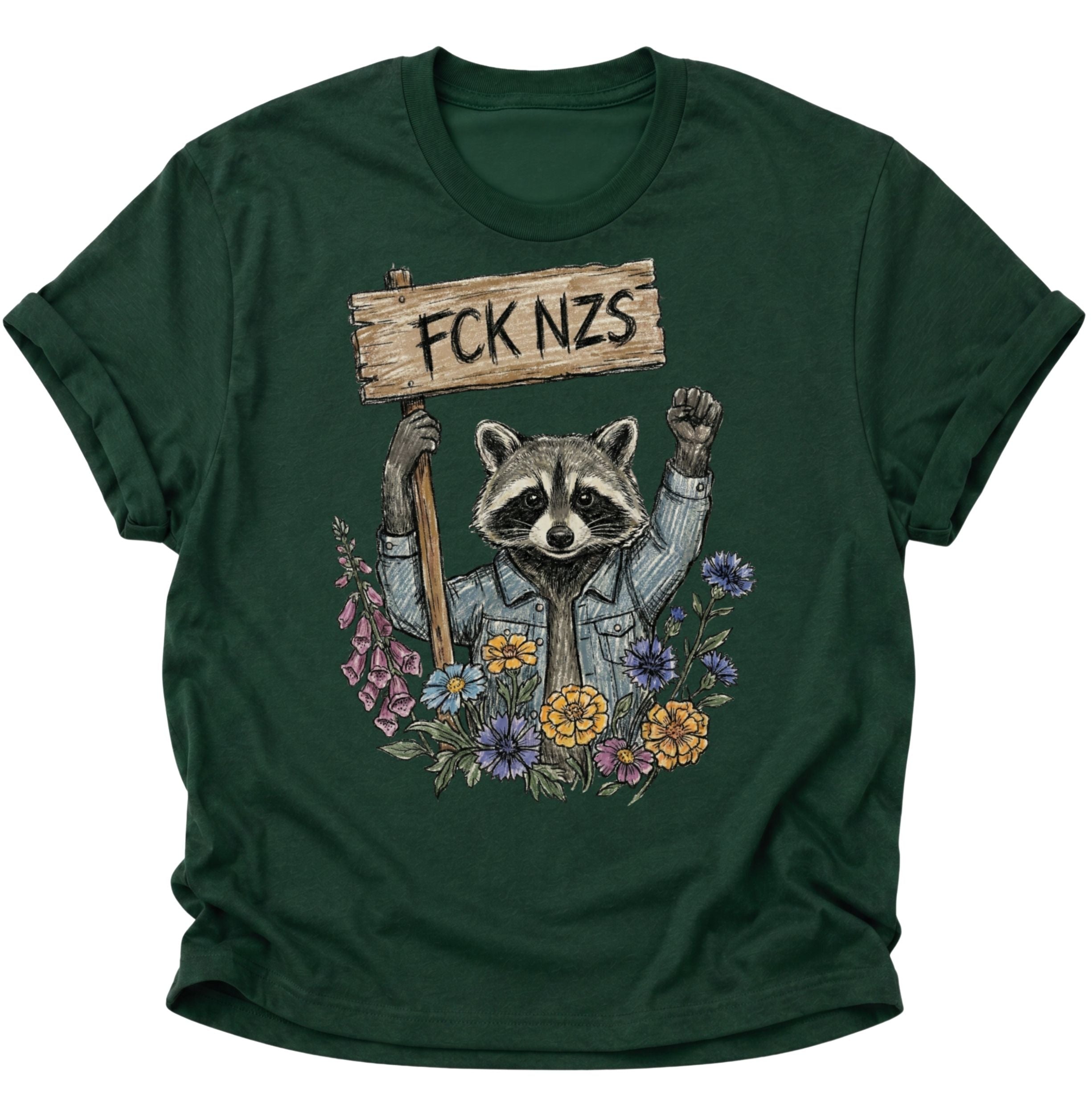 FCK NZS Raccoon Unisex T-Shirt
