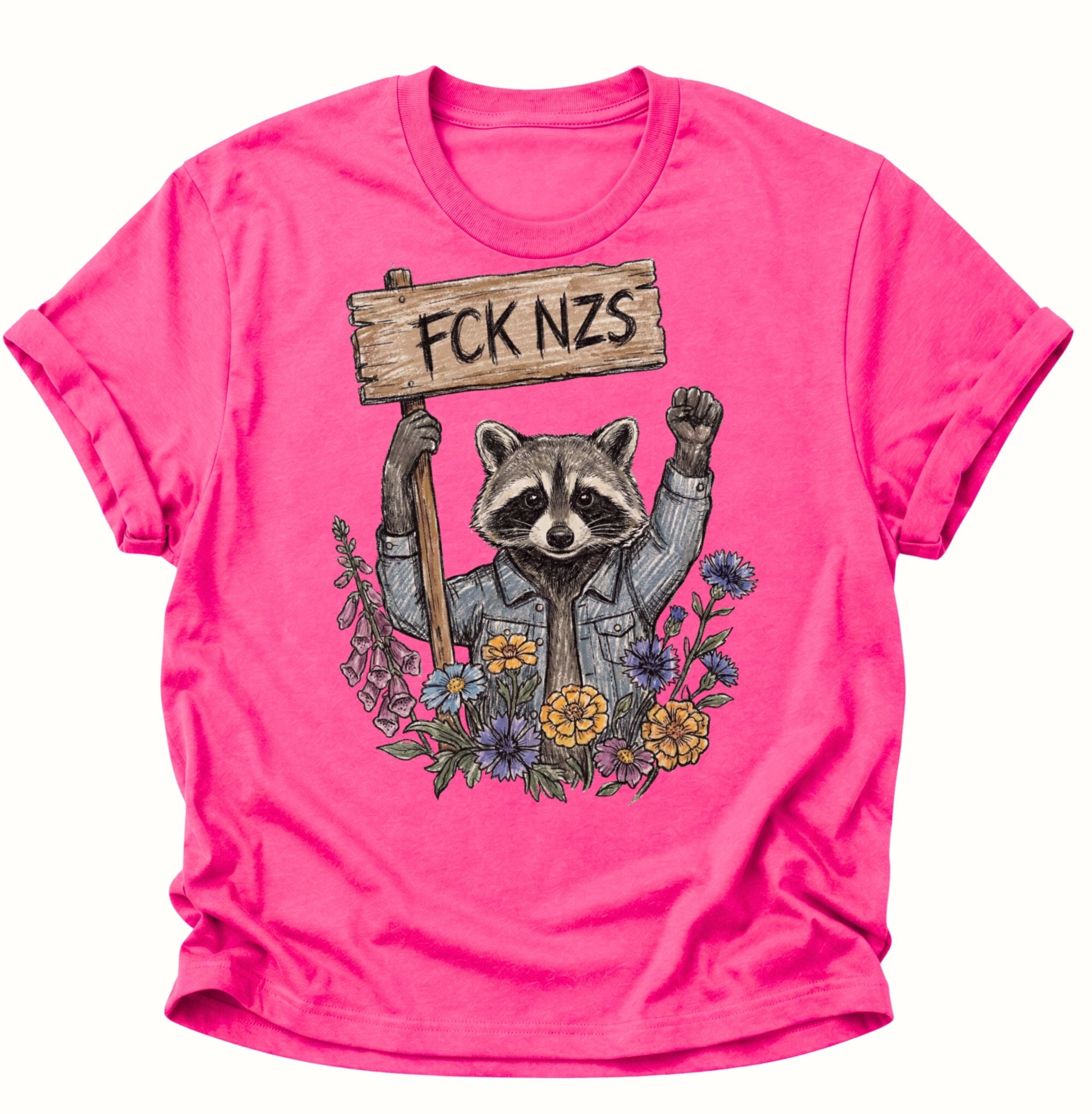 FCK NZS Raccoon Unisex T-Shirt