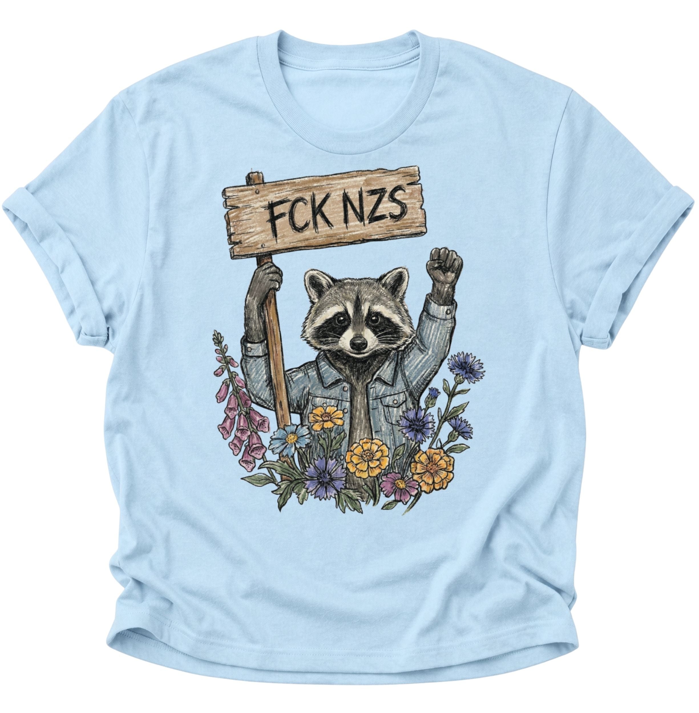 FCK NZS Raccoon Unisex T-Shirt