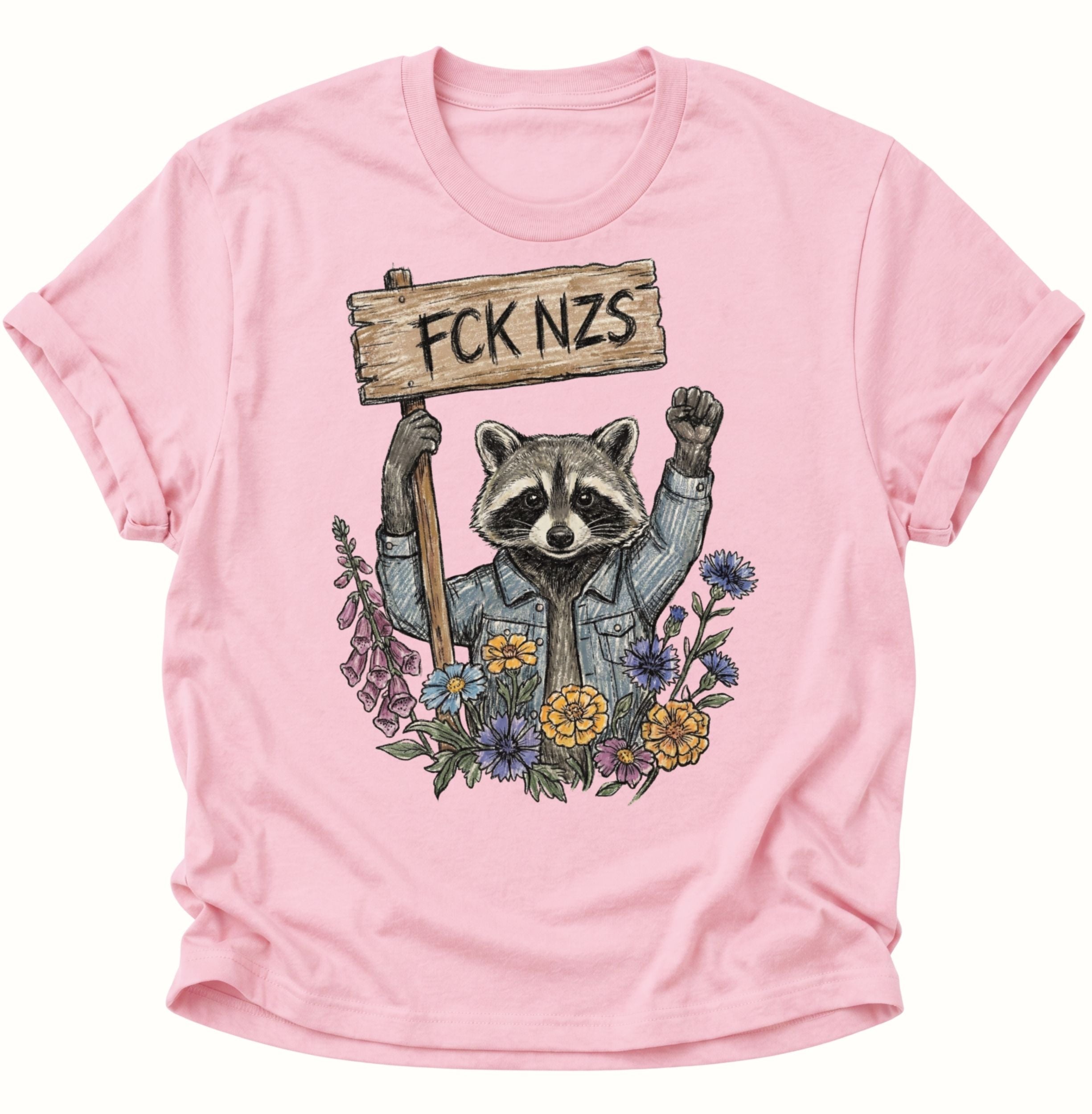FCK NZS Raccoon Unisex T-Shirt