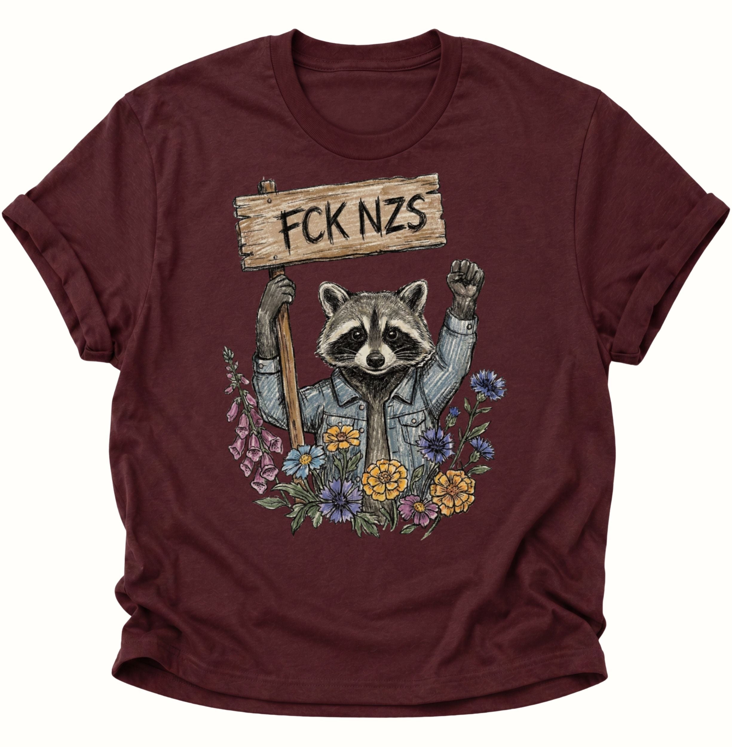 FCK NZS Raccoon Unisex T-Shirt