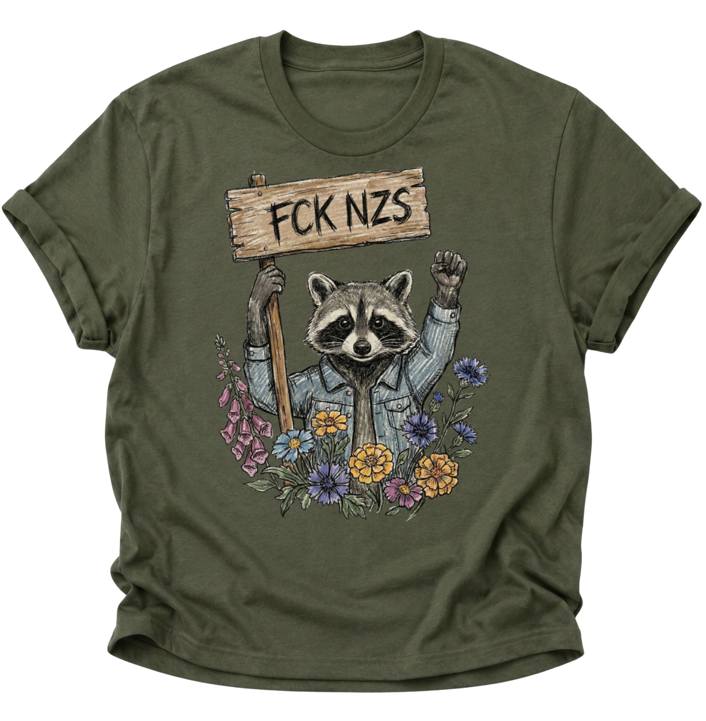 FCK NZS Raccoon Unisex T-Shirt