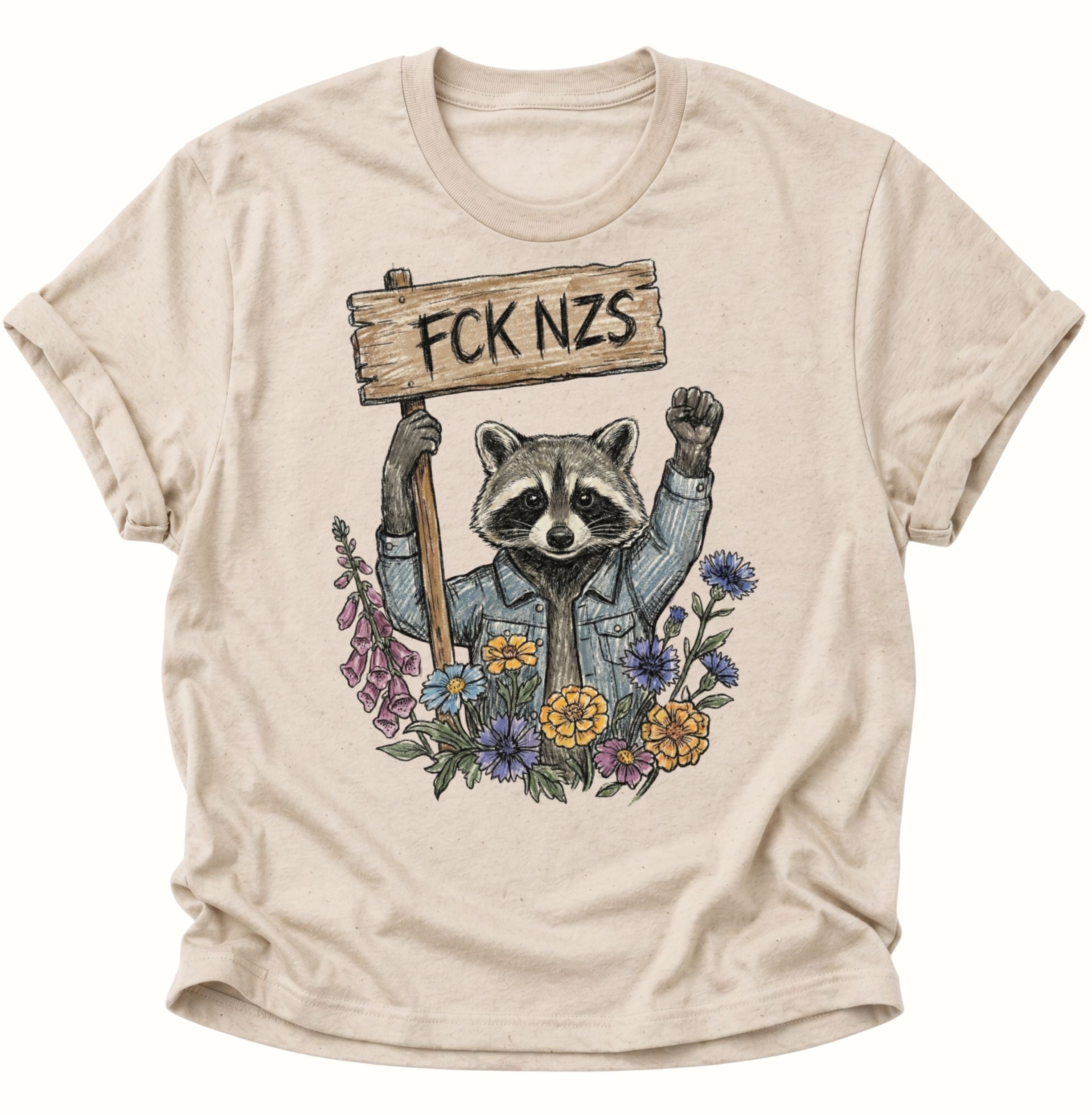 FCK NZS Raccoon Unisex T-Shirt