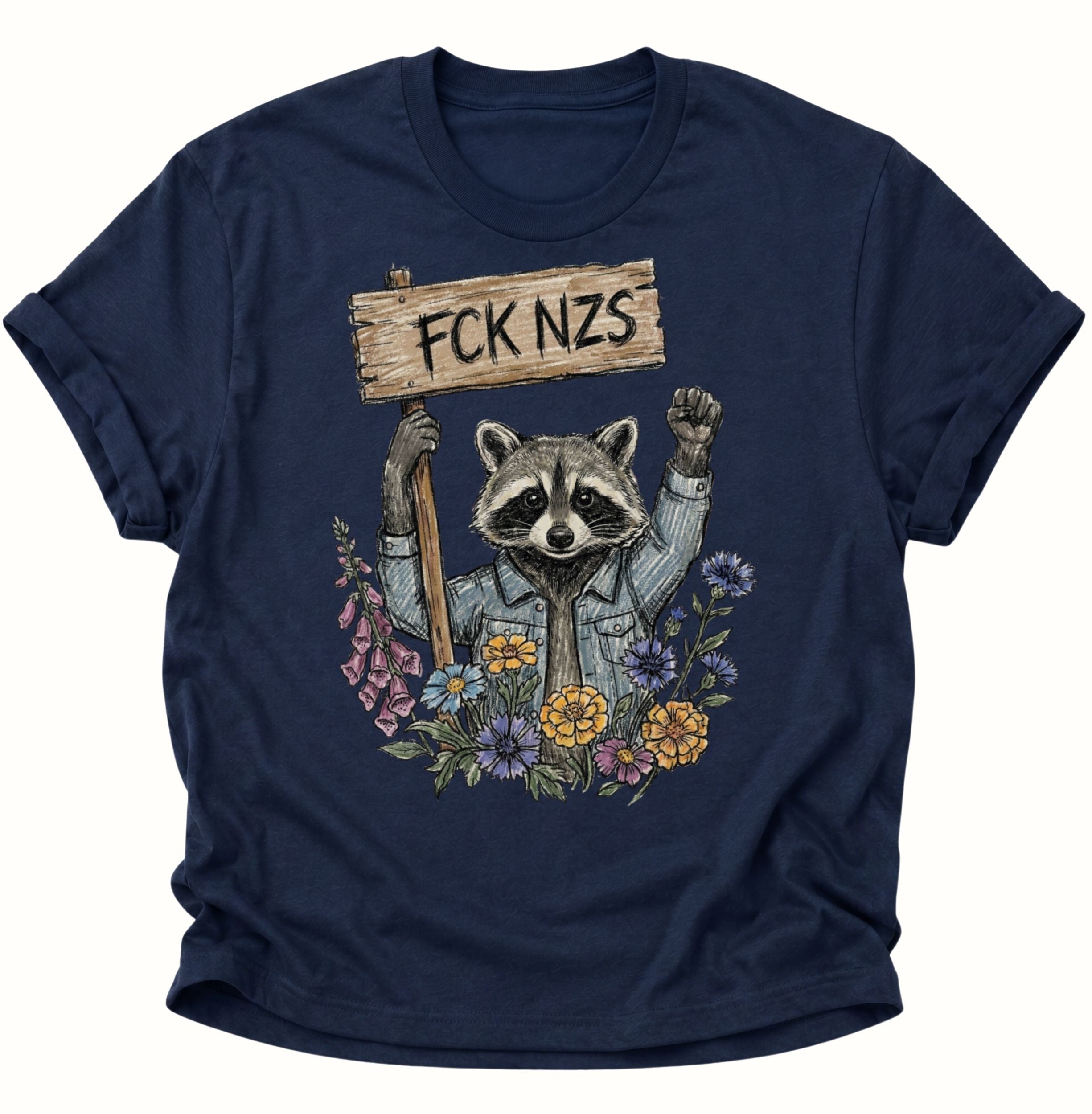 FCK NZS Raccoon Unisex T-Shirt
