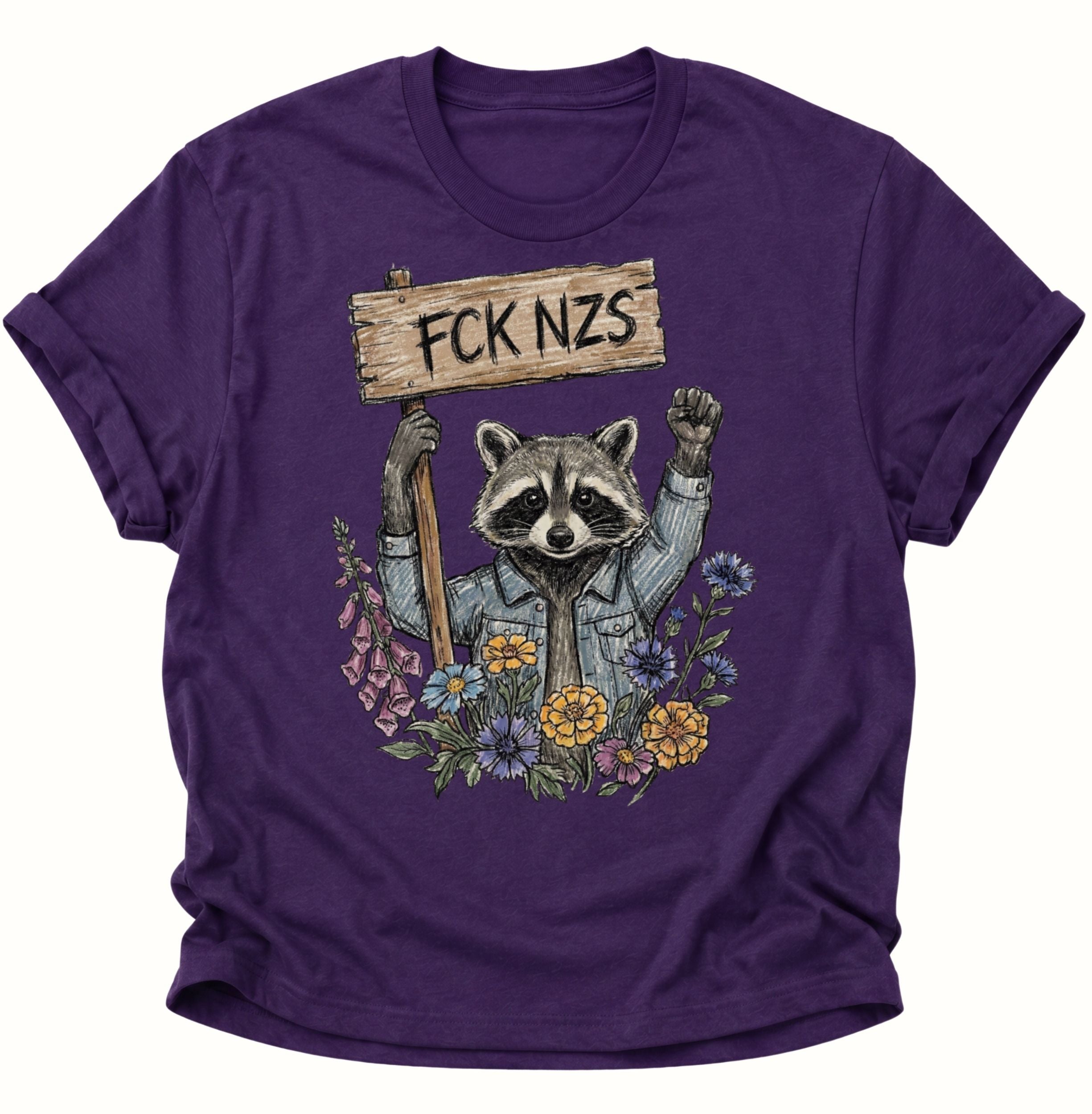 FCK NZS Raccoon Unisex T-Shirt
