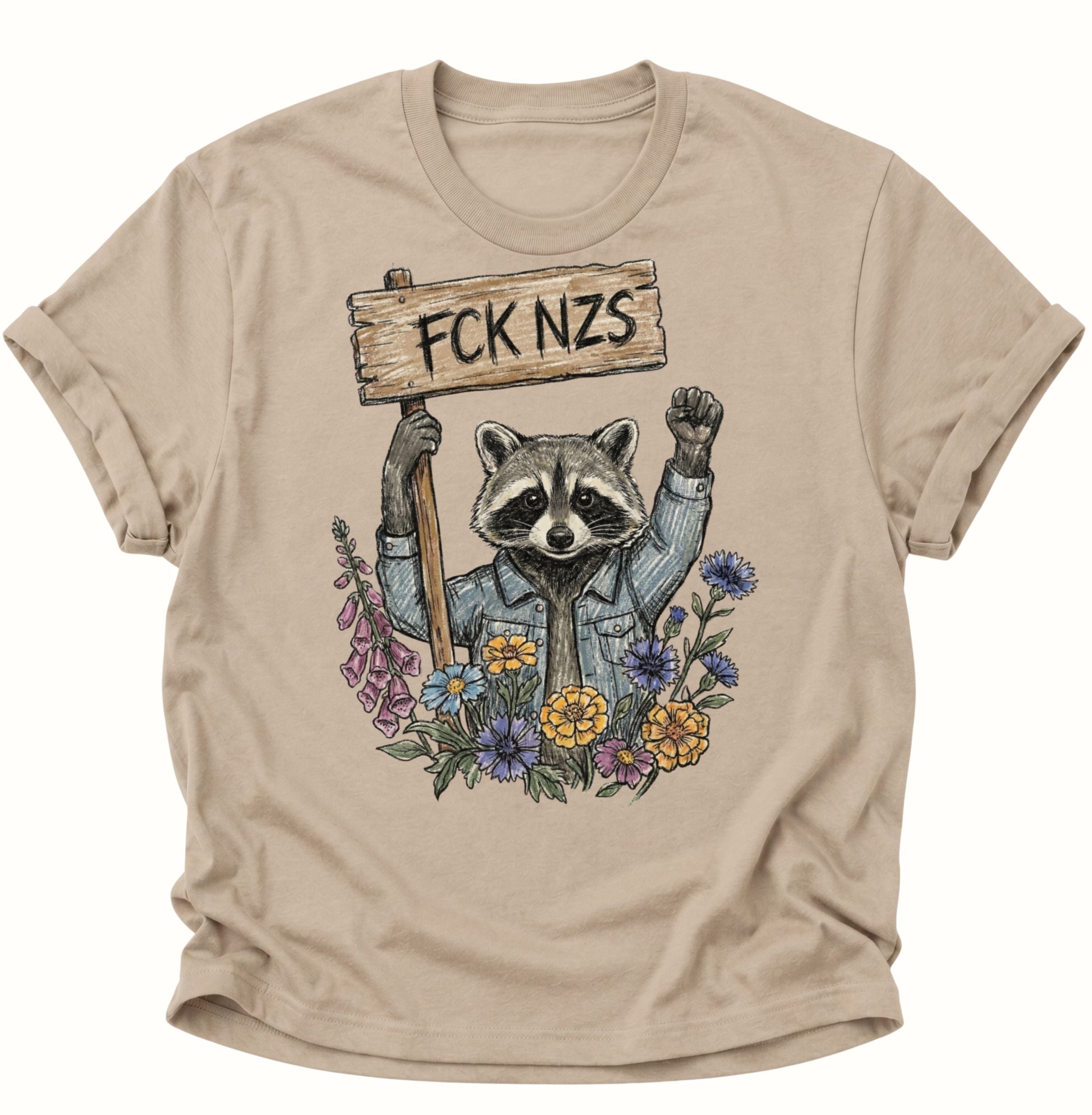 FCK NZS Raccoon Unisex T-Shirt