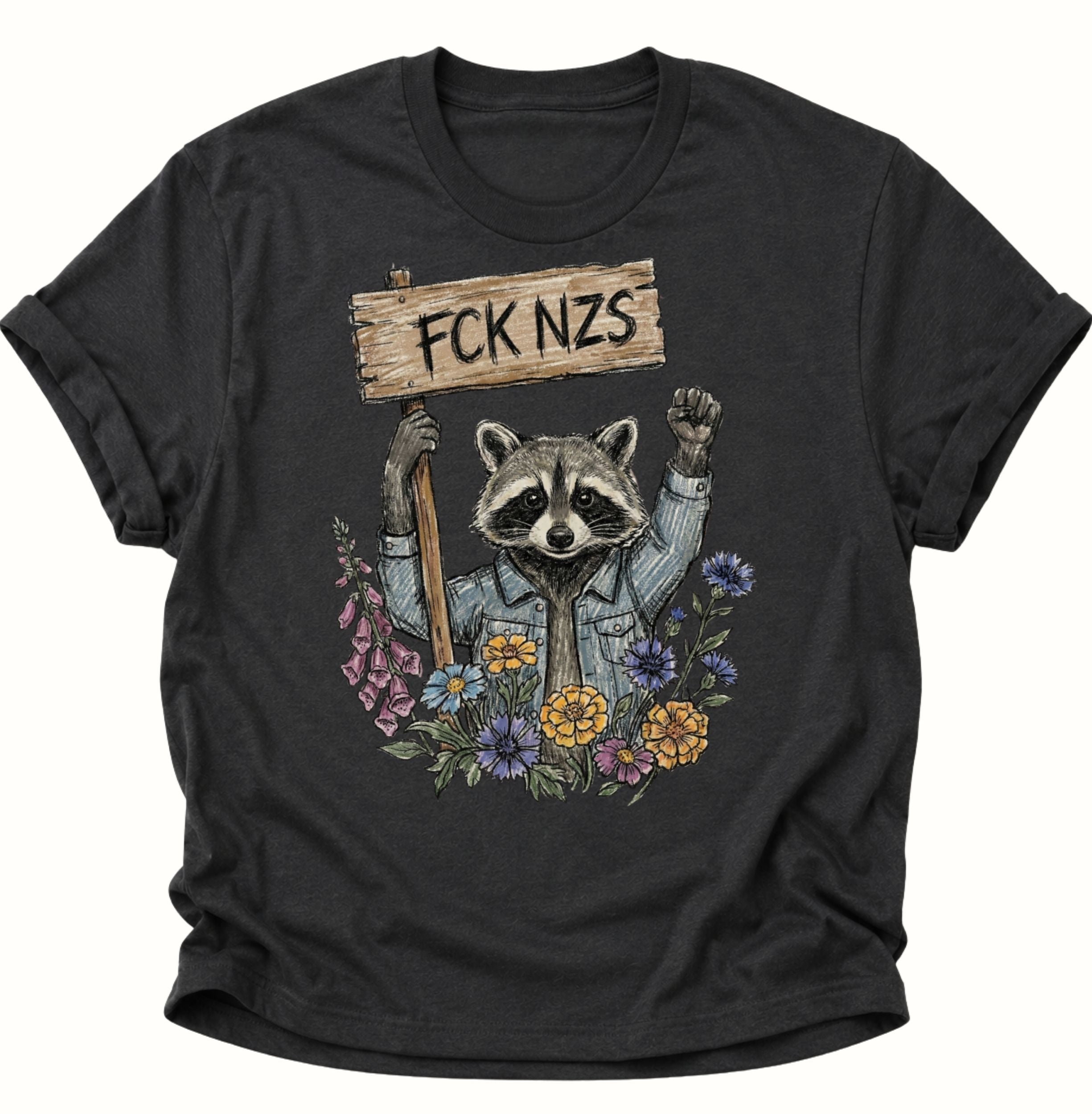 FCK NZS Raccoon Unisex T-Shirt