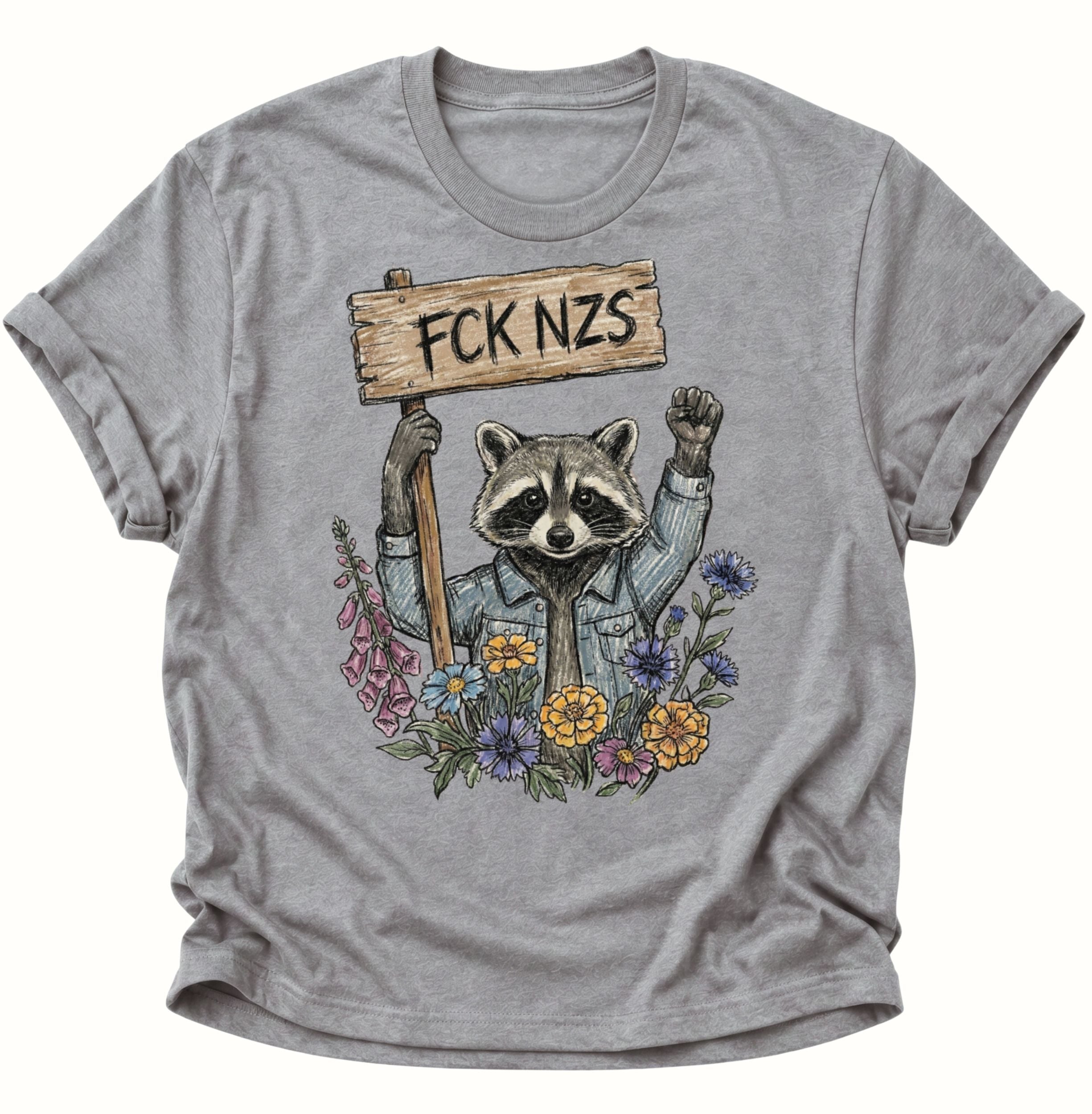 FCK NZS Raccoon Unisex T-Shirt